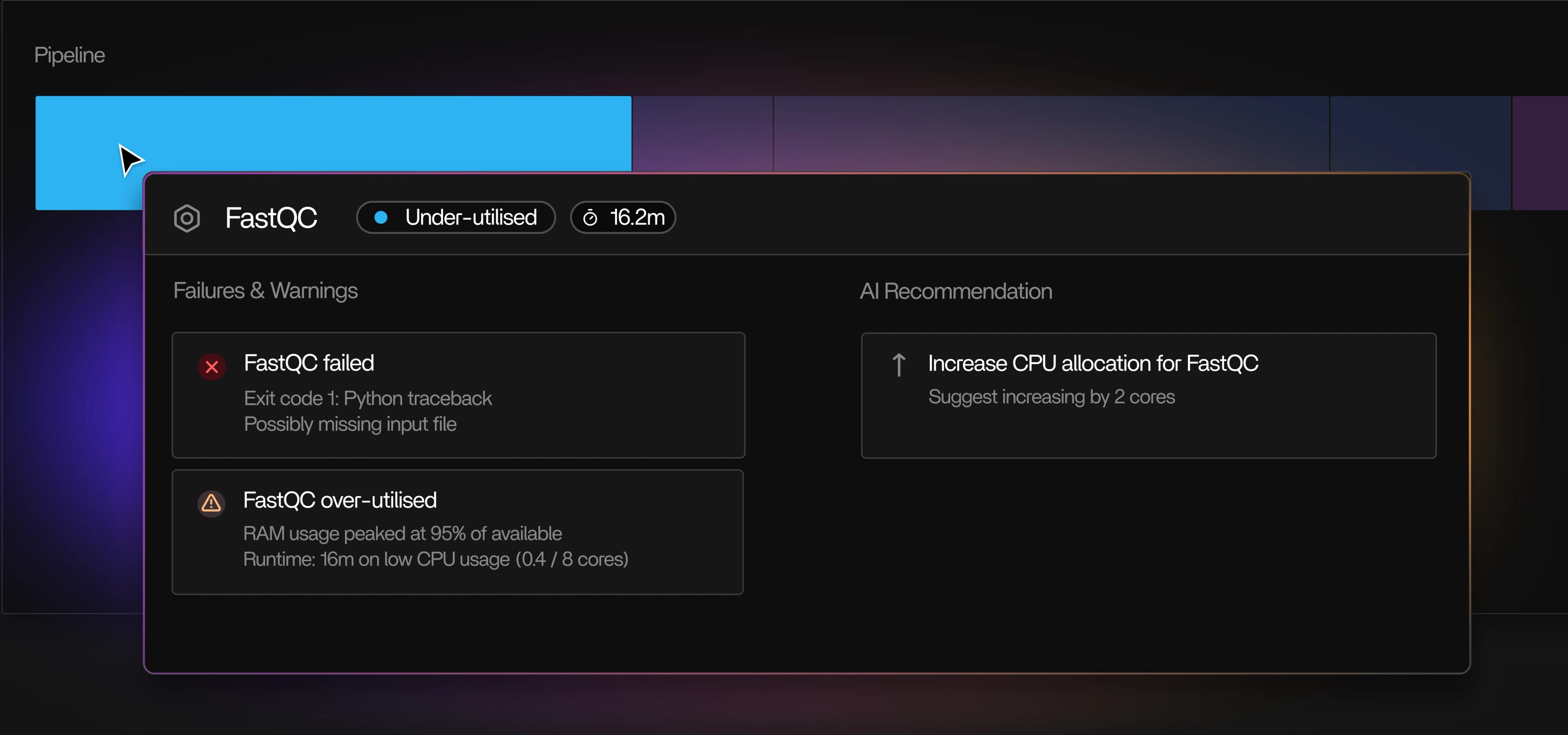 Predict and optimise compute requirements